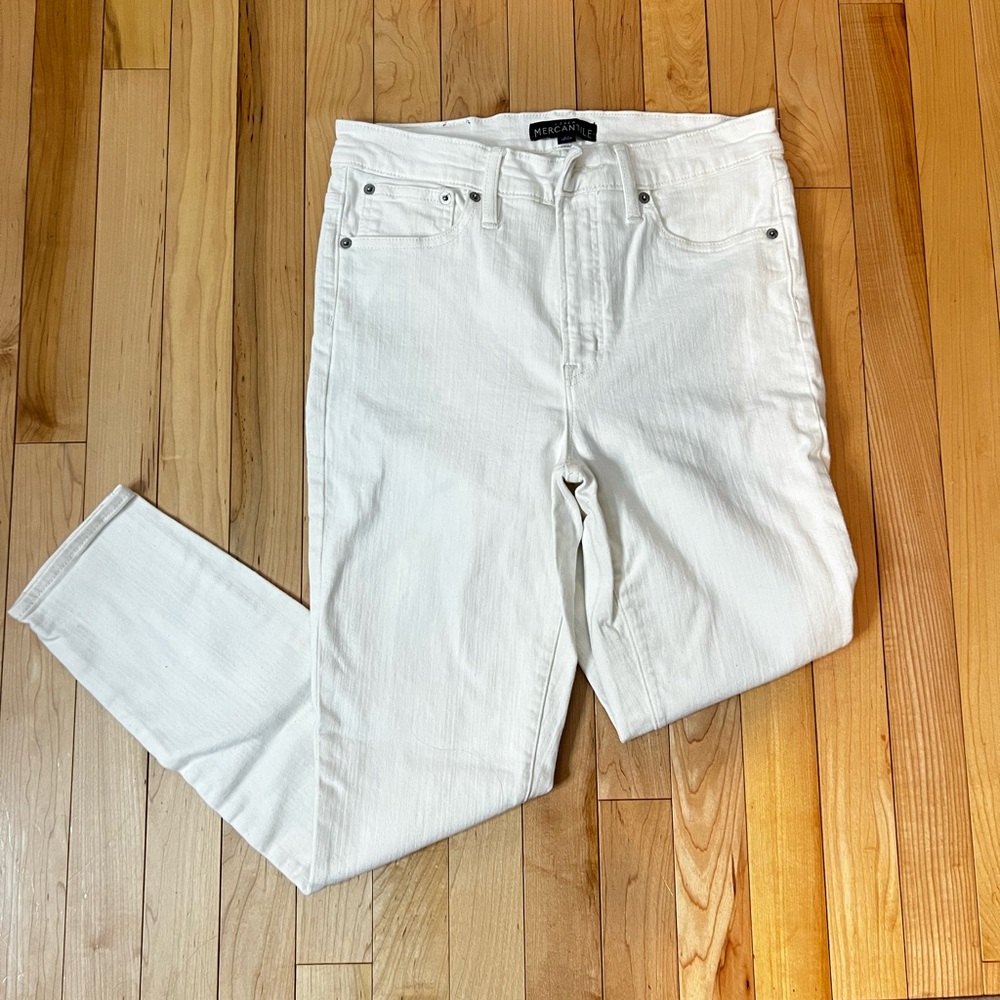 White J Crew Denim Jeans
